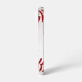 Baseball met  nummer samsung galaxy hoesje (Linkerkant)