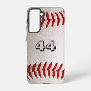 Baseball met nummer samsung galaxy hoesje