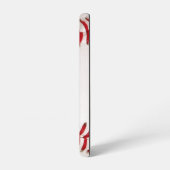Baseball met  nummer samsung galaxy hoesje (Linkerkant)