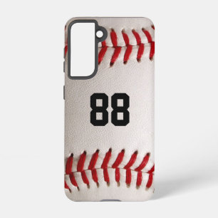 Baseball met nummer samsung galaxy hoesje