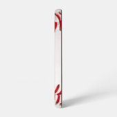 Baseball met  nummer samsung galaxy hoesje (Linkerkant)