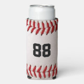 Baseball met  nummer seltzer blikjeskoeler (Seltzer Voorkant)