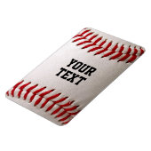 Baseball met persoonlijke naam magneet (Linkerzijde)