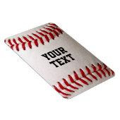 Baseball met persoonlijke naam magneet (Rechterzijde)