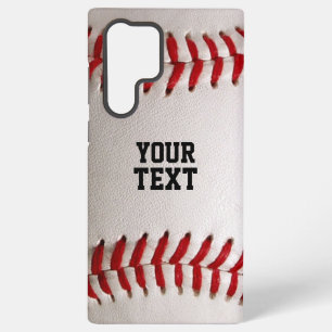 Baseball met persoonlijke naam samsung galaxy hoesje