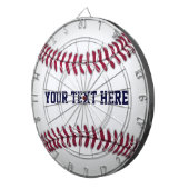 Baseball met rood getikt dartbord (Voorkant Rechts)