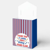 Baseball Met speciale aandacht voor thuisdag Bedankdoosjes (Geopend)