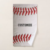 Baseball met  tekst bad handdoek (Handdoek)