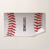 Baseball met  tekst bad handdoek (Handdoek)