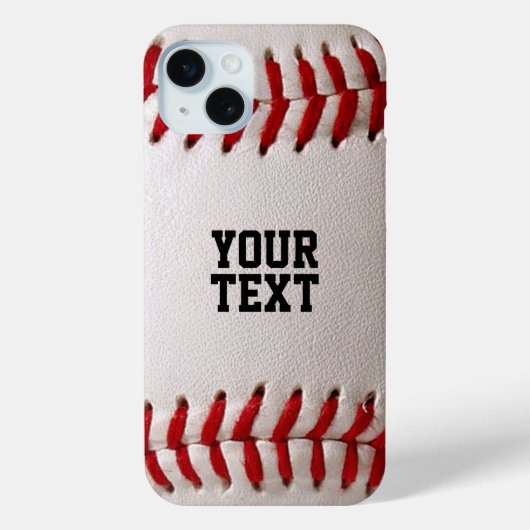 Baseball met  tekst Case-Mate iPhone case (Achterkant)