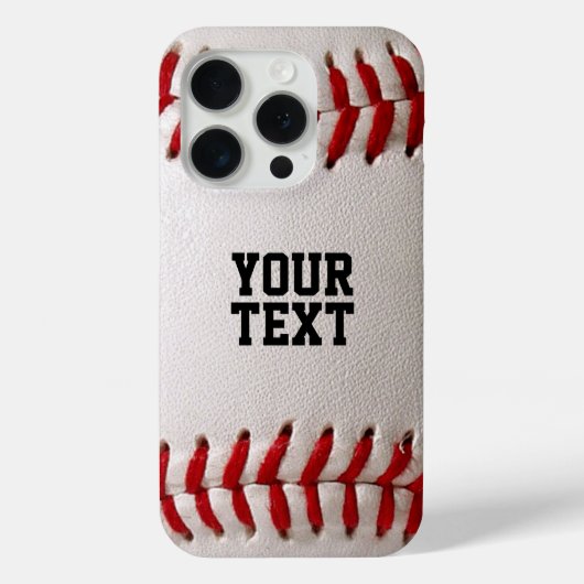 Baseball met  tekst Case-Mate iPhone case (Achterkant)