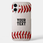 Baseball met tekst Case-Mate iPhone case (Achterkant)
