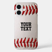 Baseball met tekst Case-Mate iPhone case (Achterkant)