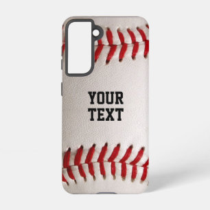 Baseball met tekst samsung galaxy hoesje