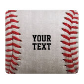 Baseball met tekst snijplank (Voorkant)