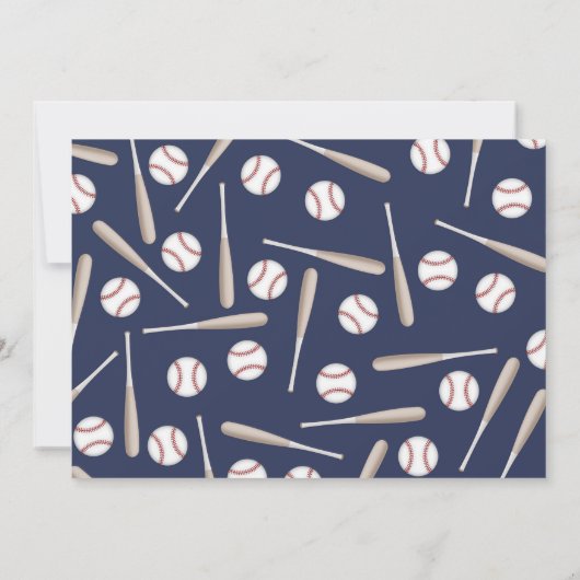 Baseball met verjaardagsvermelding bedankt je kaar (Achterkant)