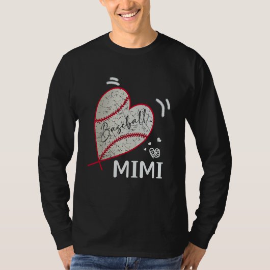 Baseball Mimi Family Matching Players Team Mimi T-shirt (Voorkant)