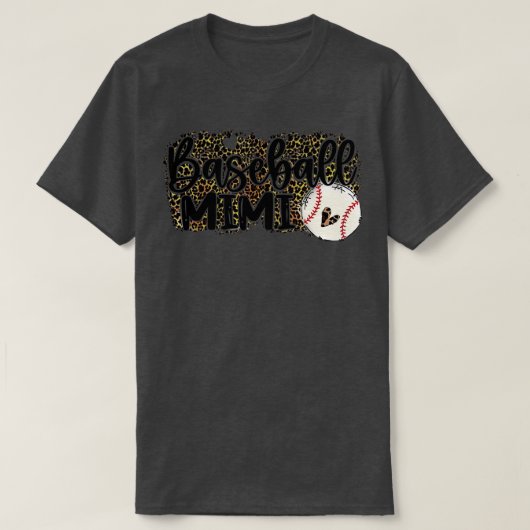 Baseball Mimi Leopard Baseball Mimi T-shirt (Design voorkant)