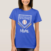 Baseball Mimi Proud Grandma Game day Gift T-shirt (Voorkant)