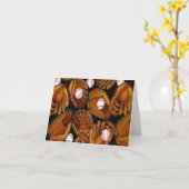 Baseball Mits Patroonkaart Kaart (Gele Bloem)