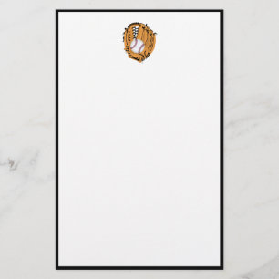 Baseball Mitt en Ball Briefpapier