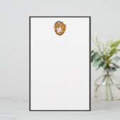 Baseball Mitt en Ball Briefpapier (Staand voorkant)