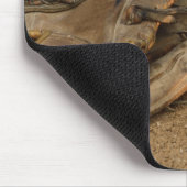 Baseball, Mitt en Bat op Basis Muismat (Hoek)