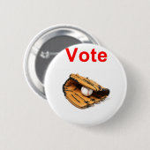 Baseball mitt romney 2012 ronde button 5,7 cm (Voorkant /achterkant)