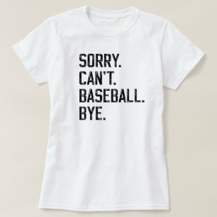 Baseball   Moderne Moeder Kinder Moederdag Wit T-shirt