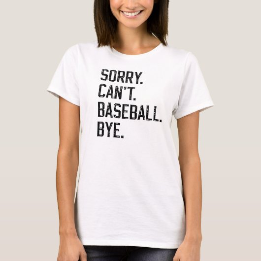 Baseball | Moderne Moeder Kinder Moederdag Wit T-shirt (Voorkant)