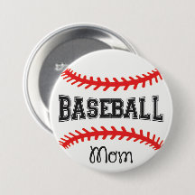 Baseball Moeder 3” Ronde Knop