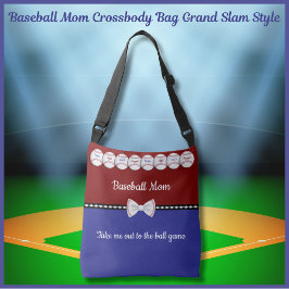 Baseball Moeder Schoudertas Grand Slam Stijl Crossbody Tas