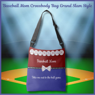 Baseball Moeder Schoudertas Grand Slam Stijl Crossbody Tas