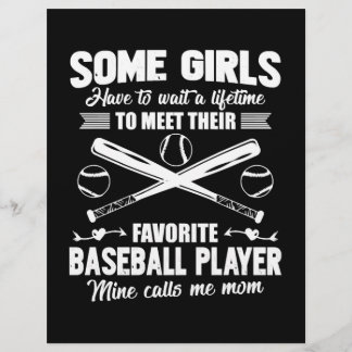 Baseball Moeder T-shirt Flyer