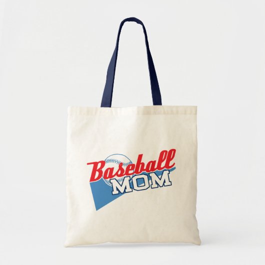Baseball Moeder Tote Bag (Voorkant)