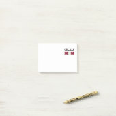 Baseball Moeder vierkant Post-it® Notes (Op bureau)