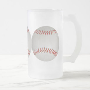 Baseball-mok - kies stijl en kleur matglas bierpul