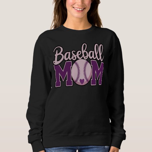 Baseball Mom, Baseball Game Day Trui (Voorkant)