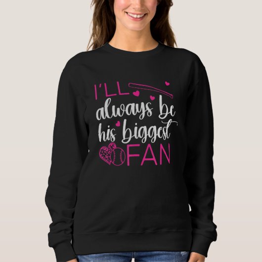 Baseball Mom Baseball Player Baseball Mother 8 Trui (Voorkant)