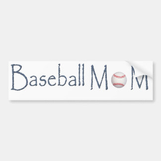 BASEBALL MOM BUMPERSTICKER