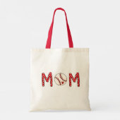 Baseball Mom Cooperstown NY Polka Dot Schattige Tote Bag (Achterkant)