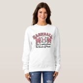 Baseball Mom cute bright Pink text Trui (Voorkant volledig)