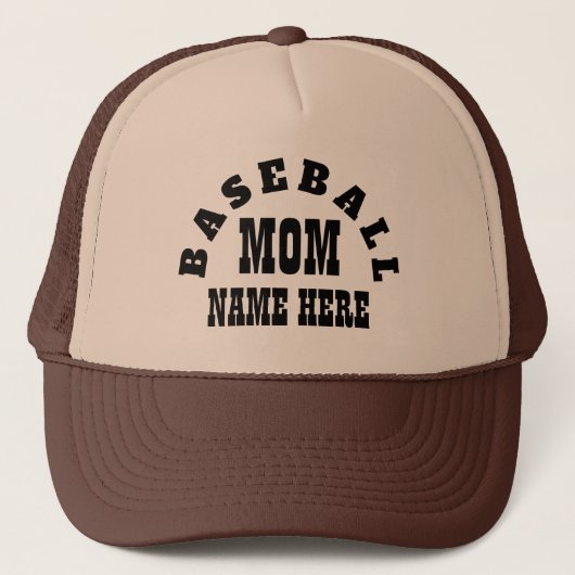 BASEBALL MOM EDITABLE TRUCKER PET (Voorkant)