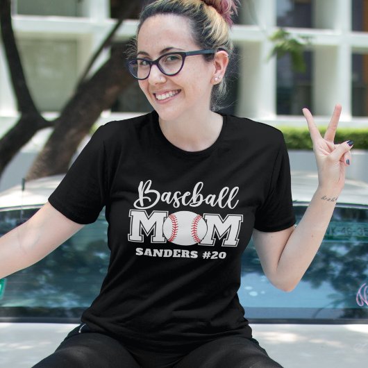 Baseball Mom Fun Gift for Mom T-shirt