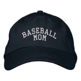 Baseball Mom Geborduurde Navy Baseball Hat Pet