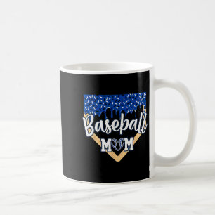 Baseball Mom Home Bord Ice Cream Drip met Sprink Koffiemok