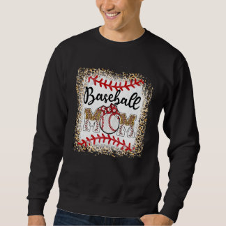 Baseball Mom Leopard  Softball Mom Mother s Day Trui