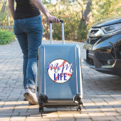 Baseball Mom Life Vinyl Car Window Sticker (Koffer Insitu)