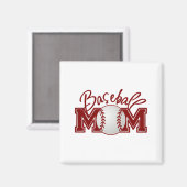 Baseball MOM Magneet (Voorkant / Achterkant)