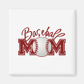 Baseball MOM Magneet (Voorkant)